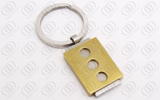 Fashion Rose Gold Keychain , Stainless Steel Gold Key Chain