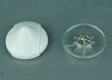 Custom Reusable Rf Eas Hard Tag Transparent Cone , Clothing Security Tags 8.2Mhz