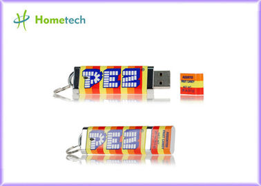 Colorful Plastic USB 2.0 Flash Memory Drive With Logo Printing