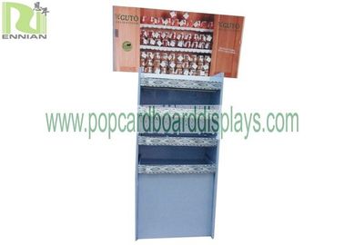 Snack Cardboard Floor Displays Pop Tier Standing Retail Display For Foods
