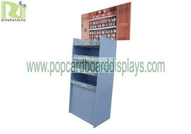 Snack Cardboard Floor Displays Pop Tier Standing Retail Display For Foods