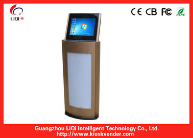 Vertical Interactive Self Service Information Kiosk Poster Advertising
