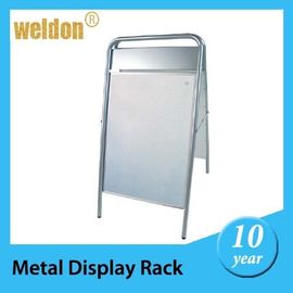 recyclable floor standing poster display frame metal display rack a - boards
