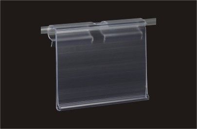 Customized Clear Color Price Channel Plastic Label Holder 40mm  Height  31201