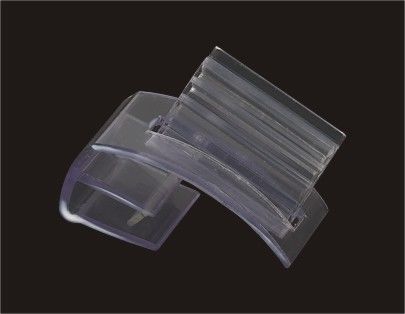 Durable Plastic Extruded Data Strip Label Clear Retail Sign Holders Transparent PVC
