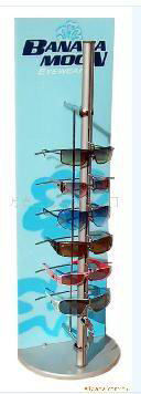 Custom Decals Acrylic Pop Display Glasses Rack Sign Holder With Spinning Base