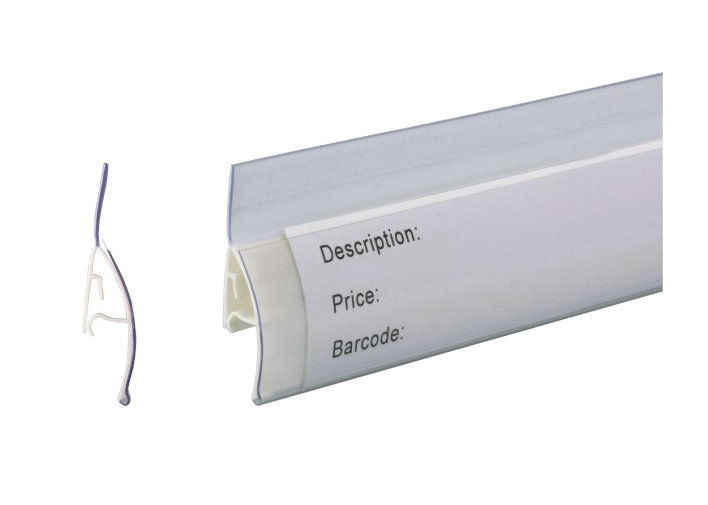 Custom Shop, Supermarket, Store Price Displaying PVC Clear Plastic Label Holders 31231