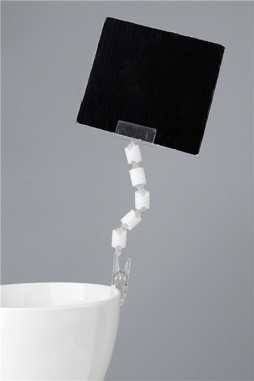 Advertising Spring POP Sign Holder Display Clip 30mm For Retail / Shop