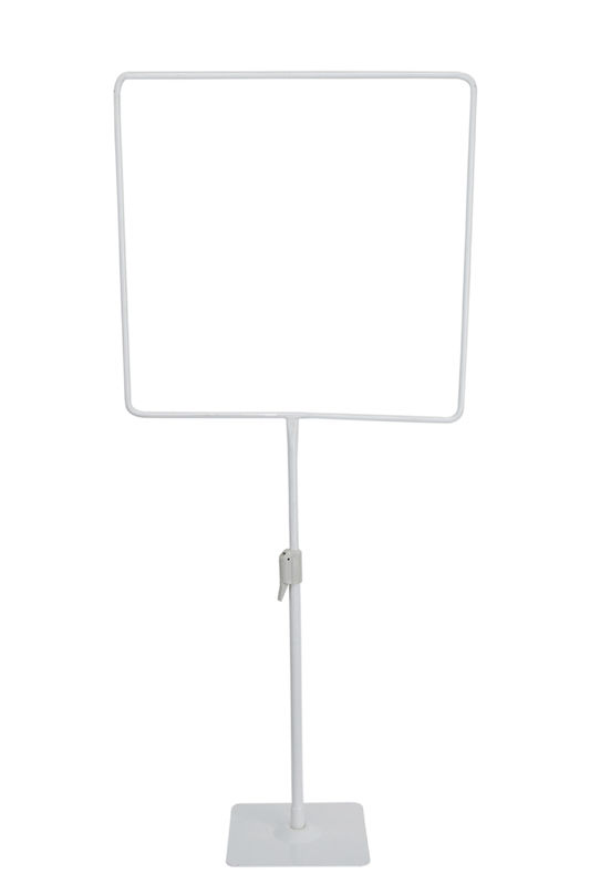 Custom Supermarket Floor Poster Stands , POP Poster Display For Promotion Card