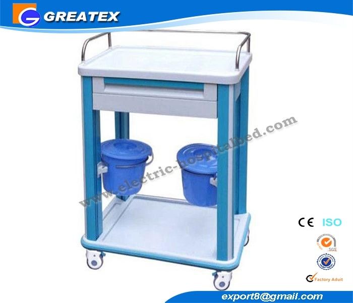 ABS Medicine Simple Plastic Medical Trolley For Clinic , Patient , ICU room