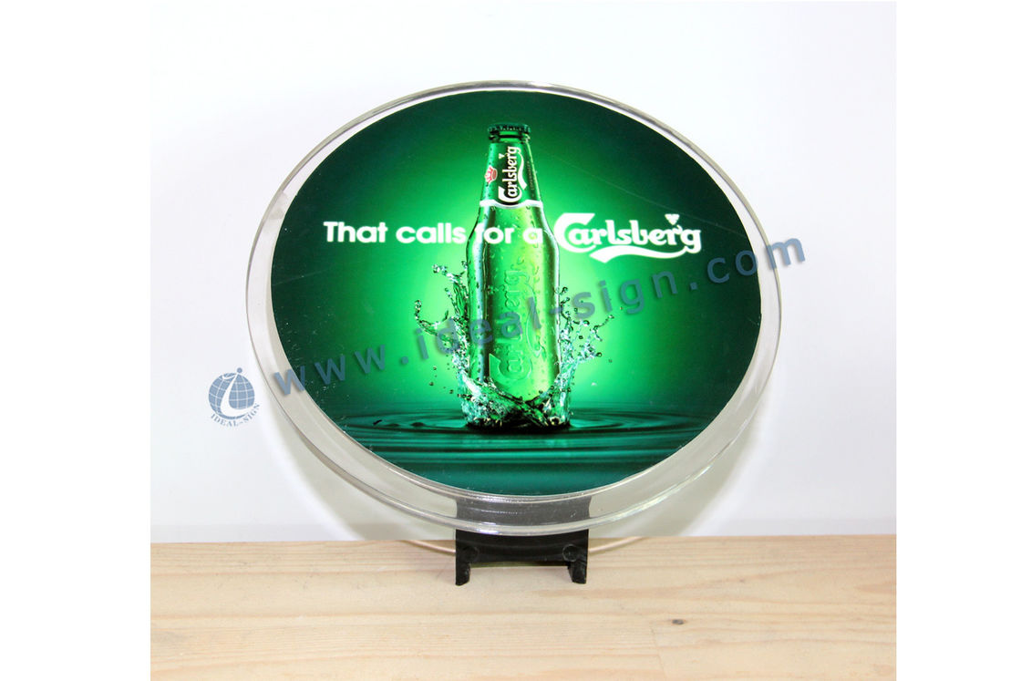 Acrylic Budweiser Bar Top Bottle Opener With Light Up Display Custom