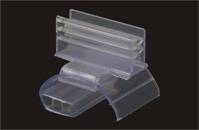 Economic Retail Plastic Label Holders 28mm x 23mm x 32 mm For Store
