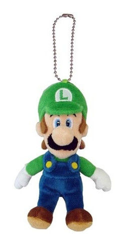 Blue and Green Super Mario Plush Keychain Stuffed Animal Backpack Clip