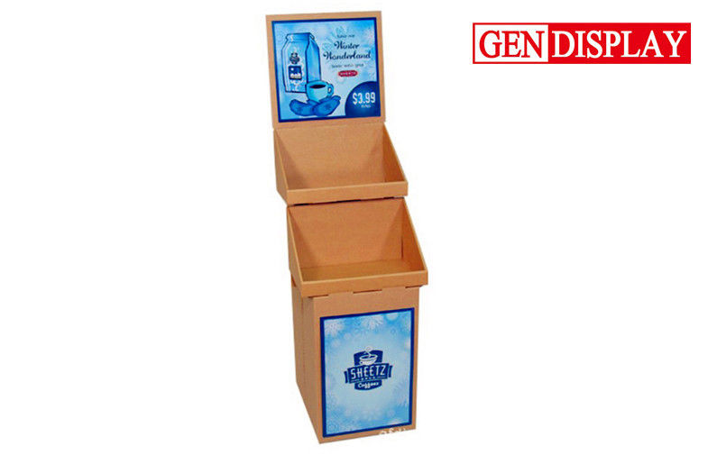 Spice Foods Cardboard Display Stand , Promotion Retail Display Stands