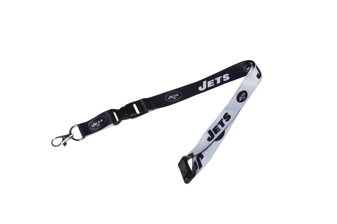 New York Jets NFL Football Lanyard Detachable Keychain Necklace ID Badge Holder - Breakaway