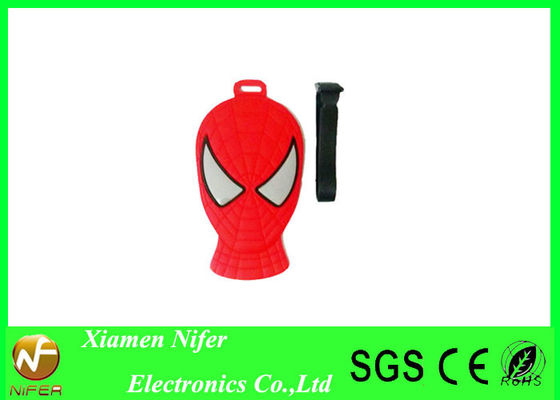 Fun Personalized Custom Luggage Tag Novelty Superman Design PVC Rubber Luggage Label